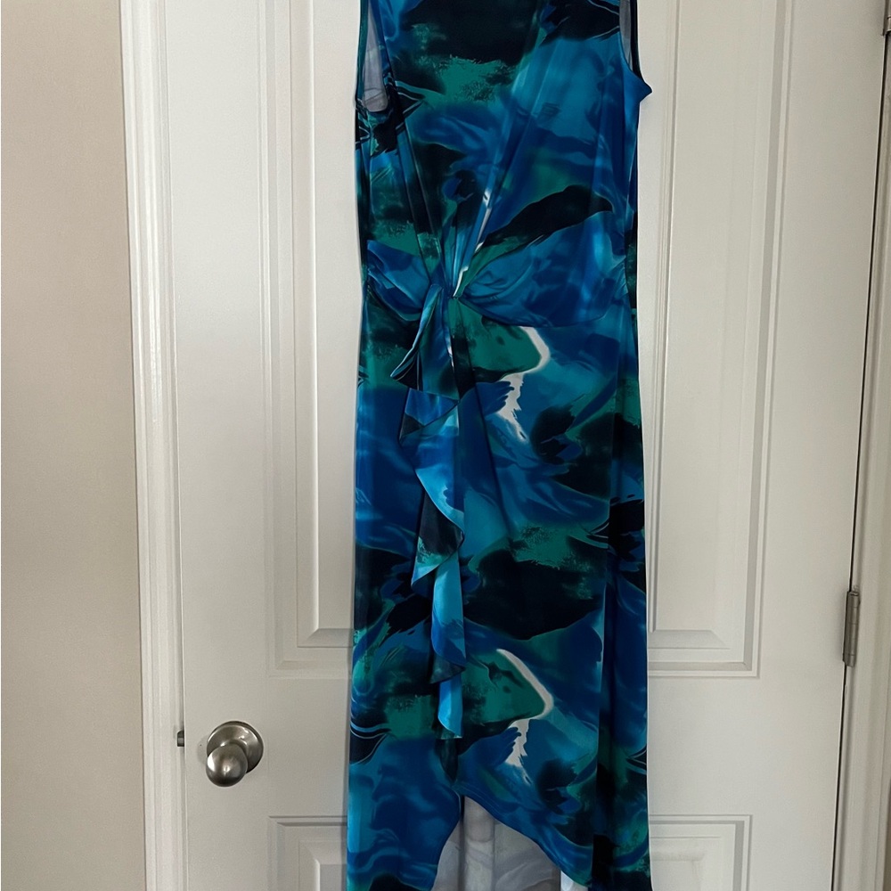 Kate & Mallory Blue Asymmetrical Dress